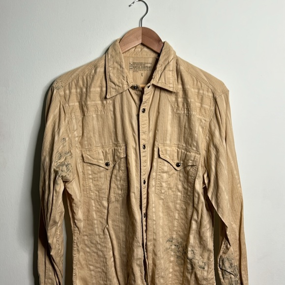 Guess Mens Long Sleeve Button Down Cotton Shirt (made in India) - Picture 2 of 12